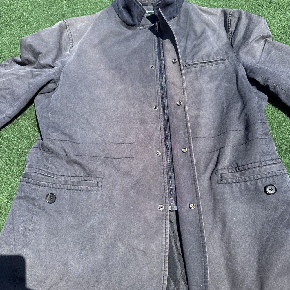 Rodd & Gunn Jacket‎ Armitage Work Coat Womens Size M Black Wax Harrington - Picture 10 of 12